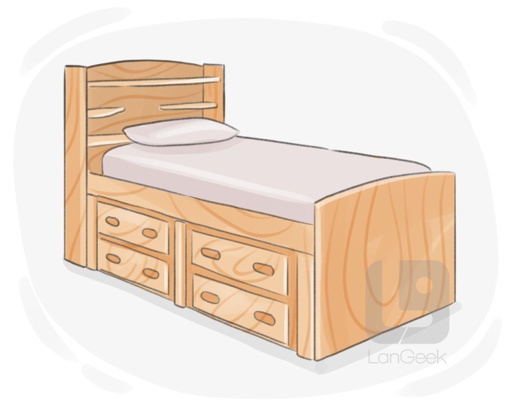 captain's bed definition and meaning