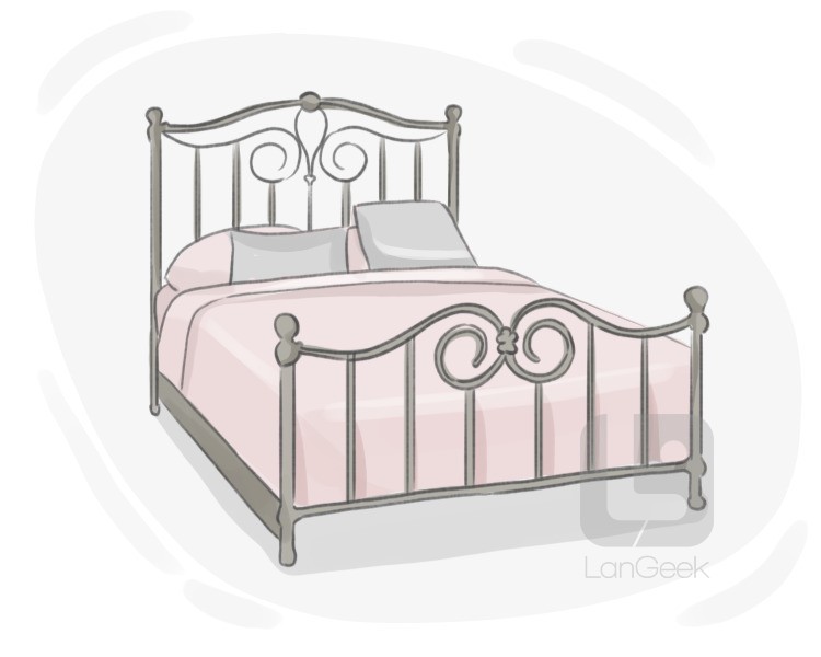iron bed definition and meaning