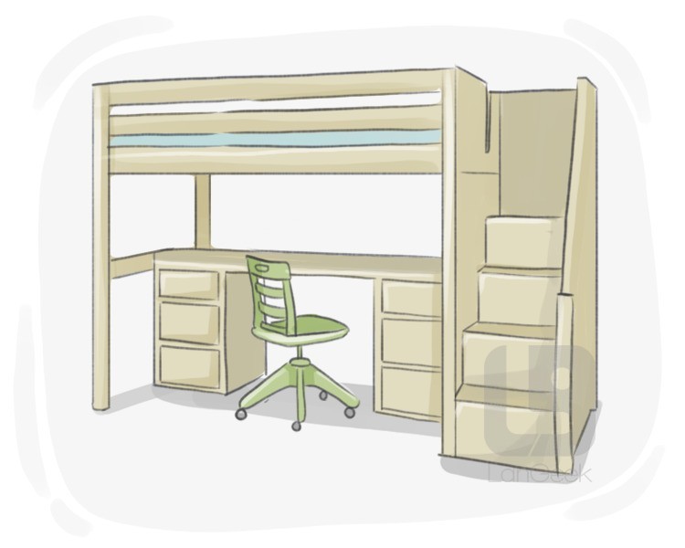 loft bed definition and meaning