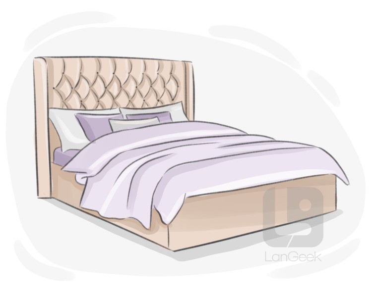 upholstered bed definition and meaning