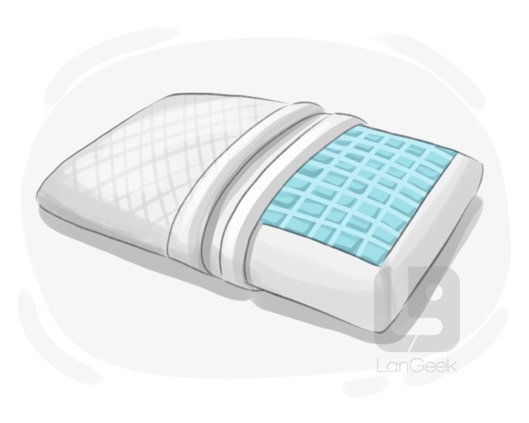 cooling pillow definition and meaning