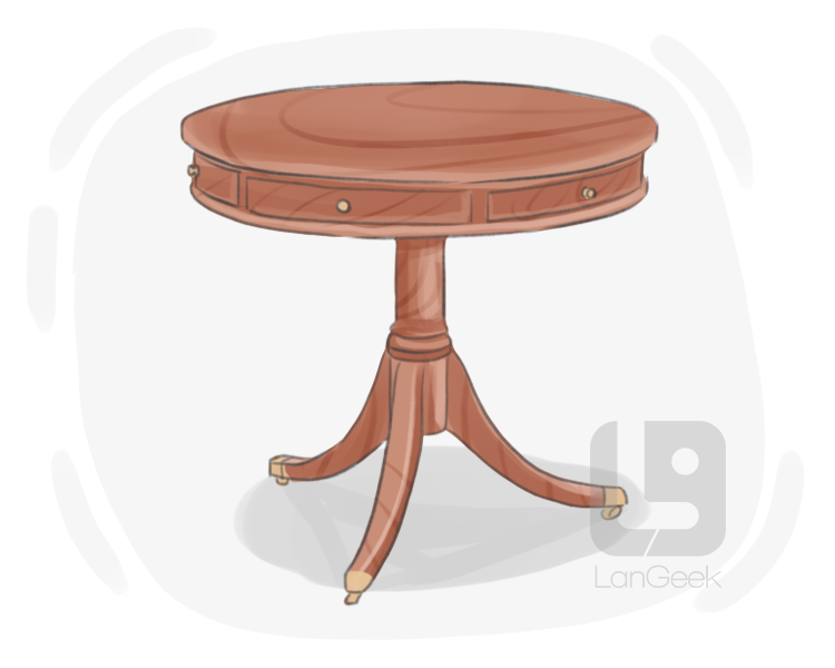 drum table definition and meaning