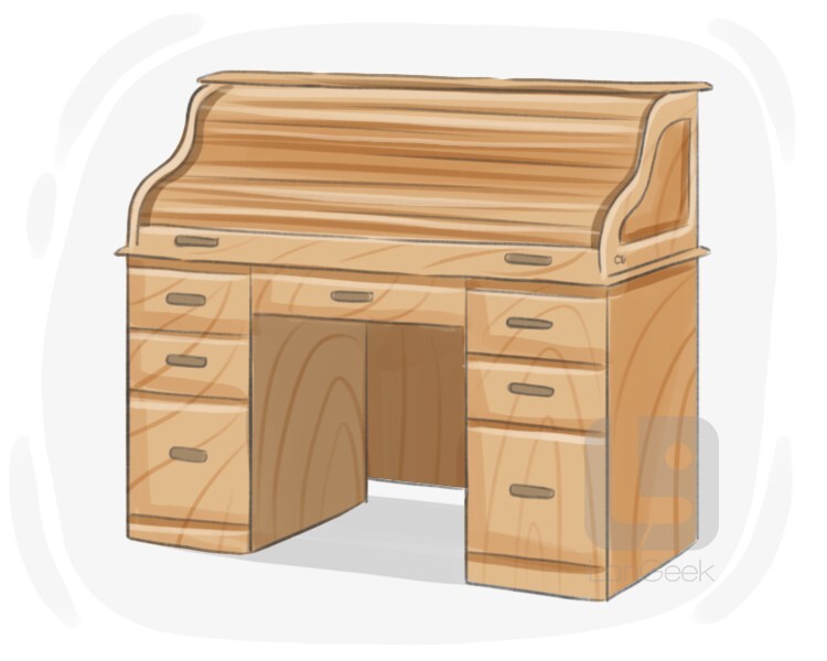 Definition & Meaning of "Rolltop desk" LanGeek