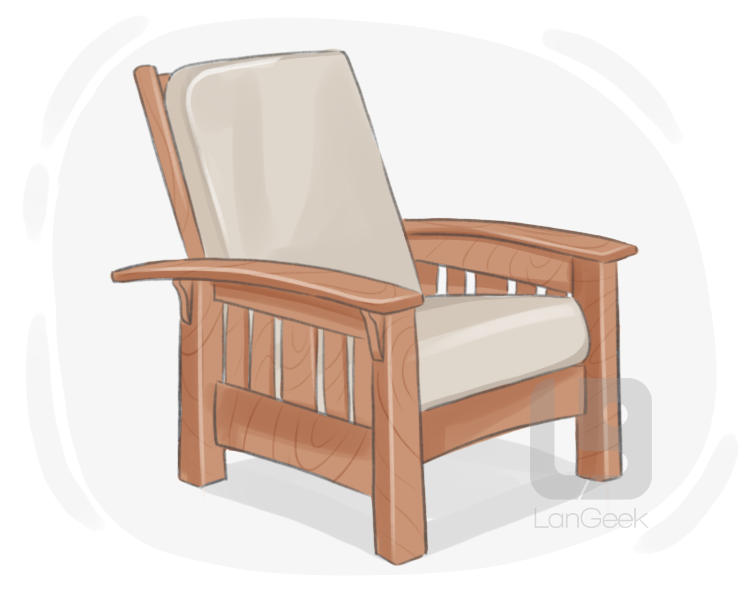 Morris chair definition and meaning