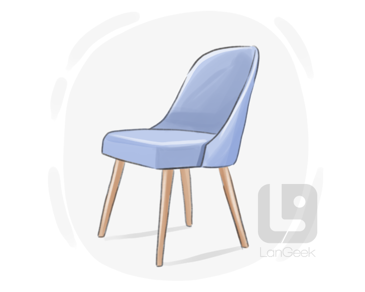 dining chair definition and meaning
