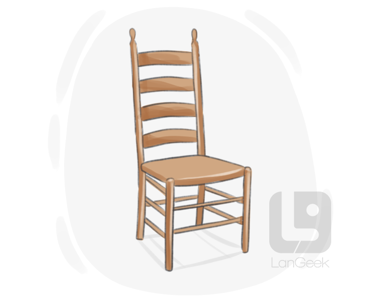 ladder-back chair definition and meaning