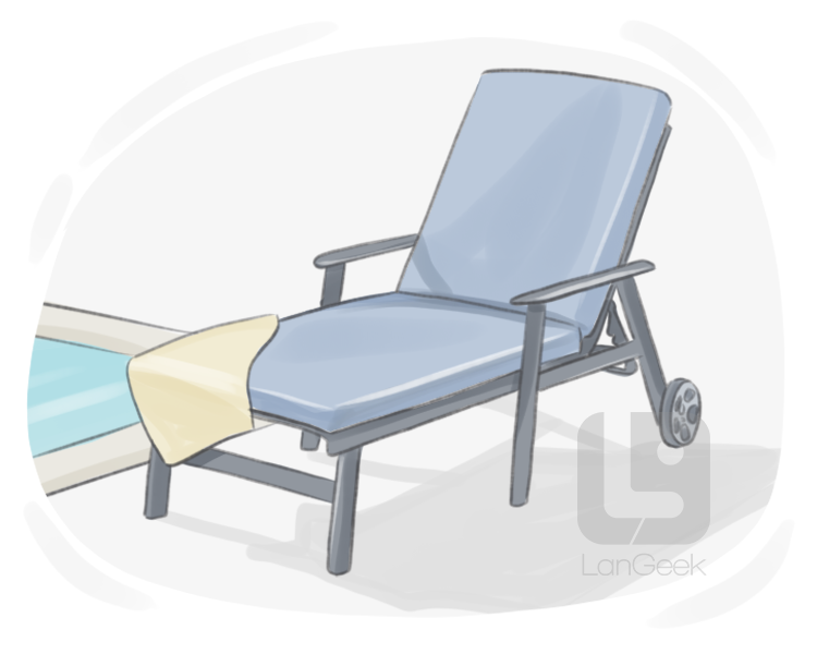 lounger definition and meaning