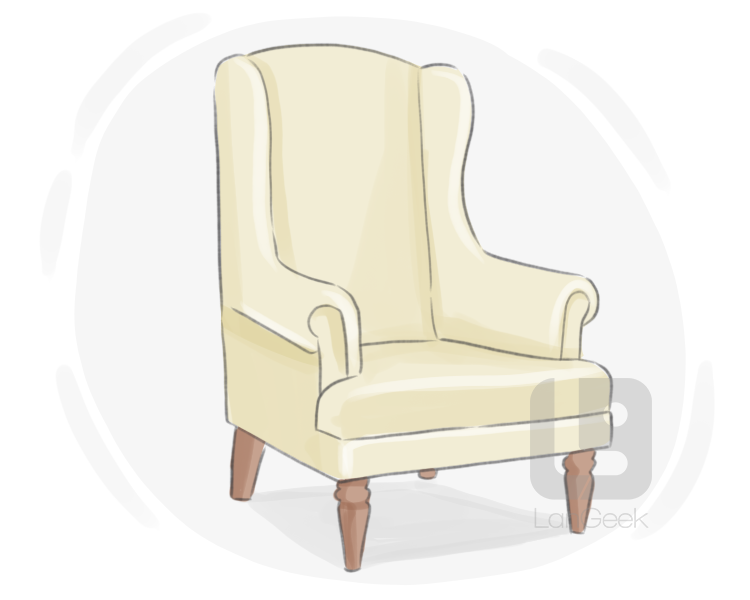 wing chair definition and meaning