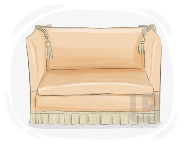 Knole sofa definition and meaning