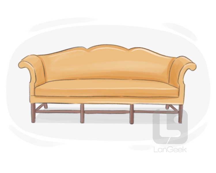 camelback sofa definition and meaning
