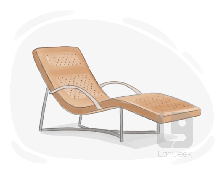 chaise longue definition and meaning
