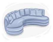 curved sectional sofa