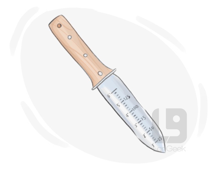garden knife definition and meaning