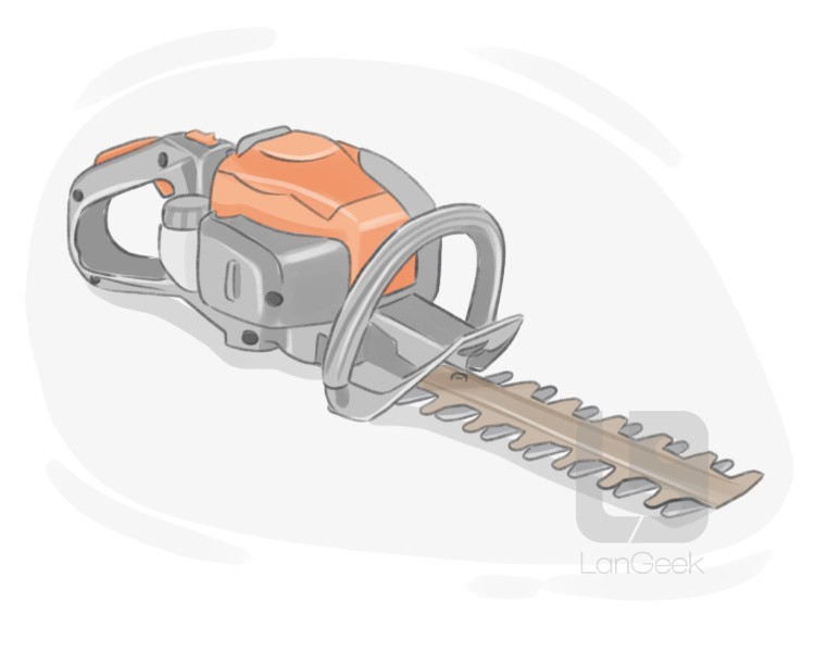 hedge trimmer definition and meaning