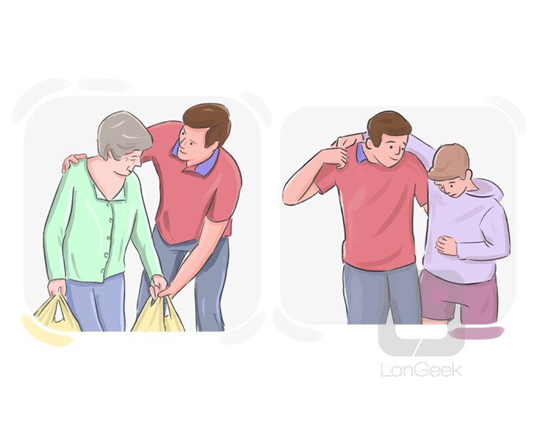 Definition meaning of good samaritan langeek