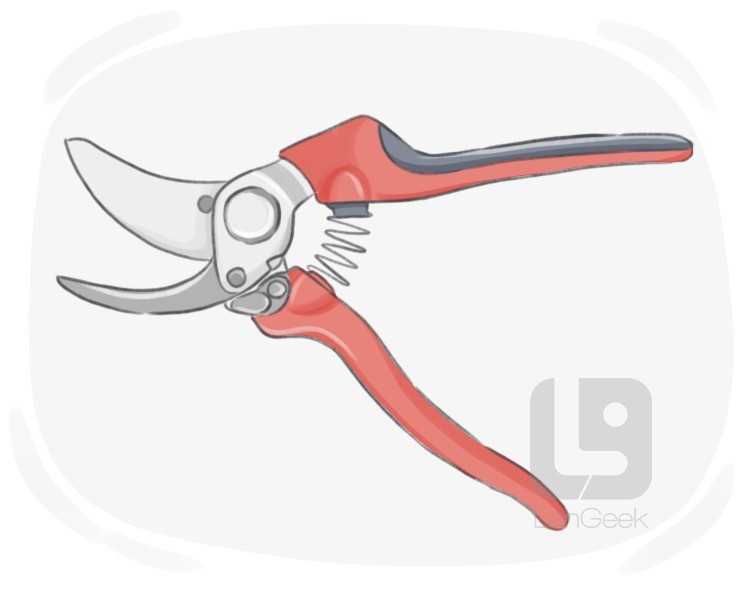 pruning shears definition and meaning