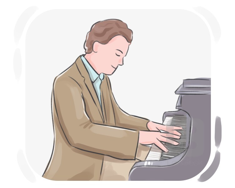 piano player definition and meaning