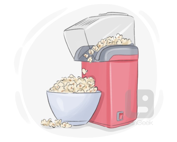 popcorn maker definition and meaning