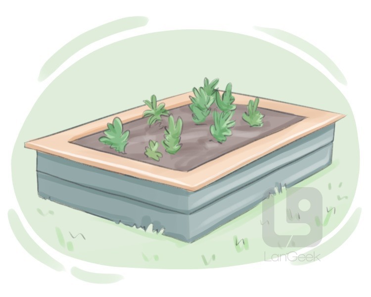 garden bed definition and meaning