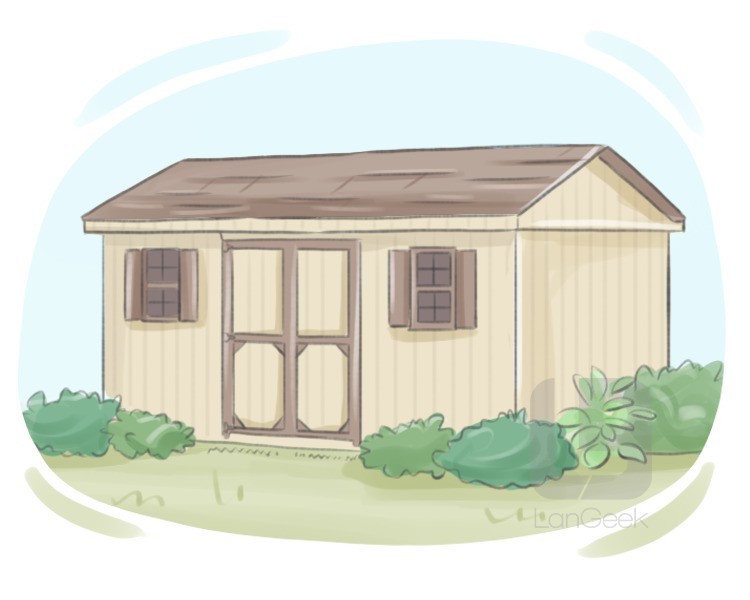 garden shed definition and meaning