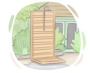 outdoor shower
