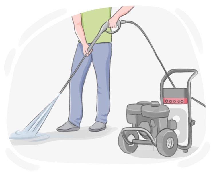 pressure washer definition and meaning