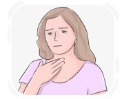 a lump (in|to) {one's} throat