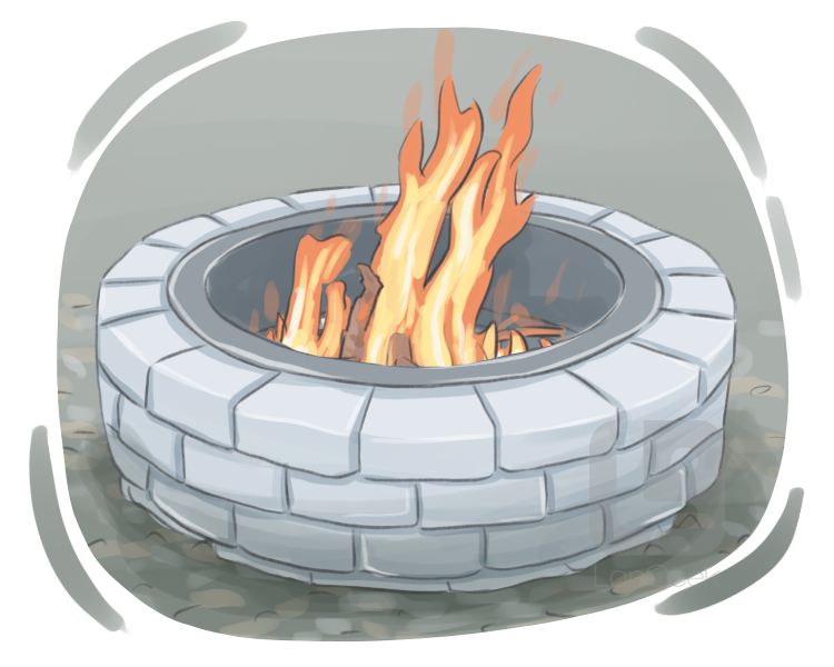 fire pit definition and meaning