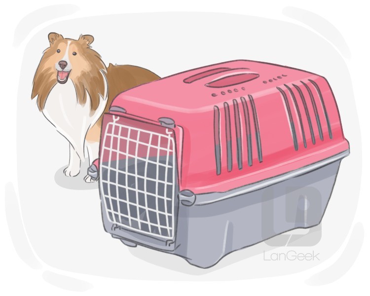 pet carrier definition and meaning