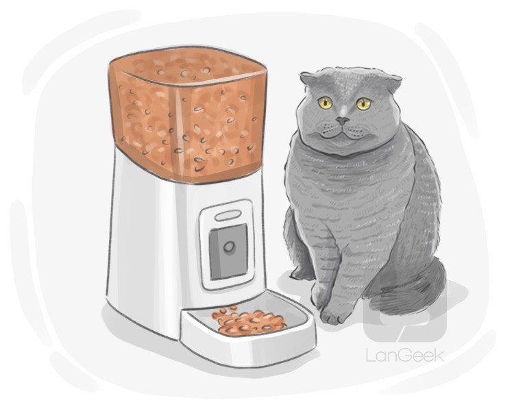 pet feeder definition and meaning
