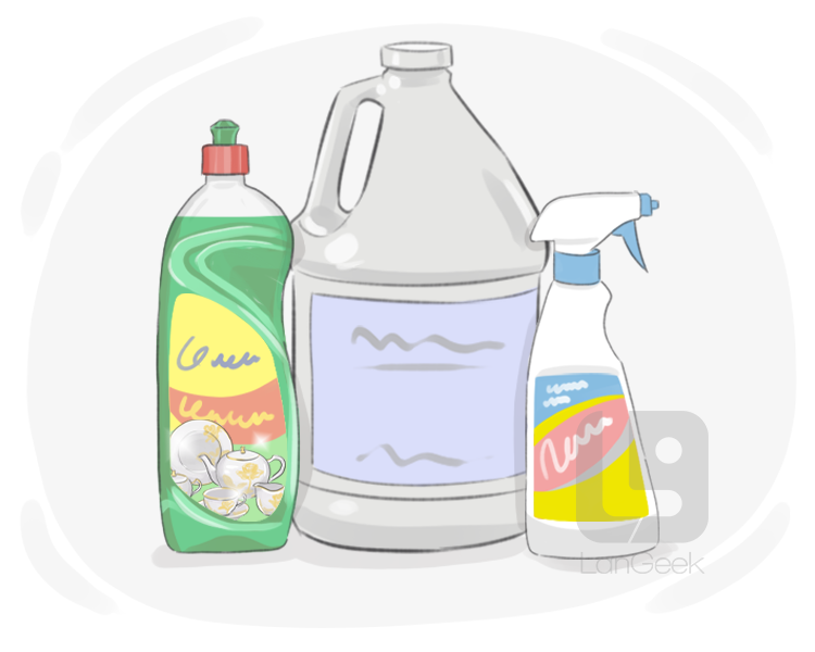 cleaning solution definition and meaning