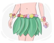 grass skirt