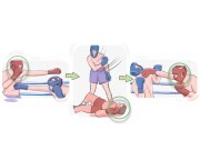 to [go] down (swinging|fighting)