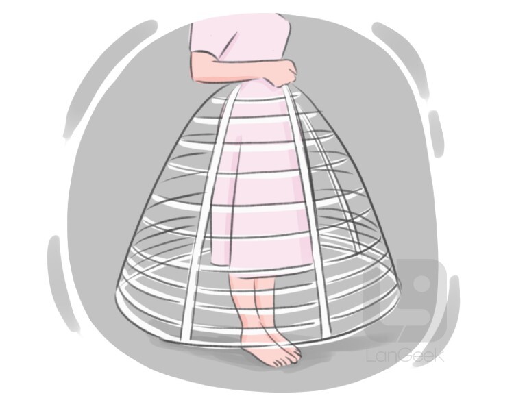 hoopskirt definition and meaning