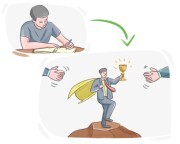 to [do] {one's}  best