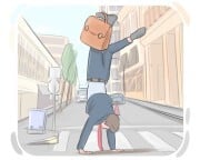 to [live|be] on another (planet|world)