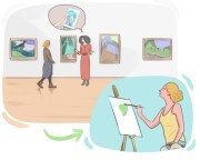 to [get] {one's} feet wet