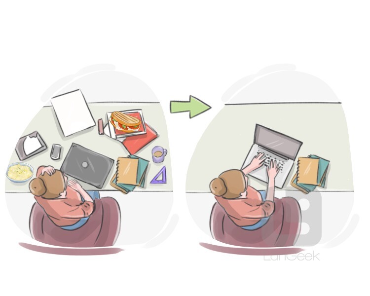 Definition & Meaning of "Clear the decks" LanGeek