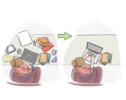 to [clear] the decks