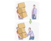 to [roll] up {one's} sleeves