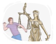 the (long|) arm of the law