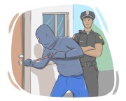 to [catch] {sb} with {one's} [hand] in the cookie jar