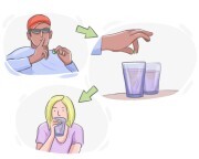 to [slip] {sb} a Mickey (Finn|)