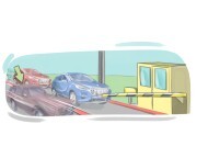 to [steal] a march on {sb/sth}