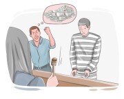 to [sue] the pants off (of|) {sb/sth}