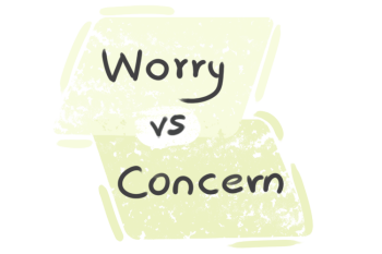 What is the difference between 'worry' and 'concern'?