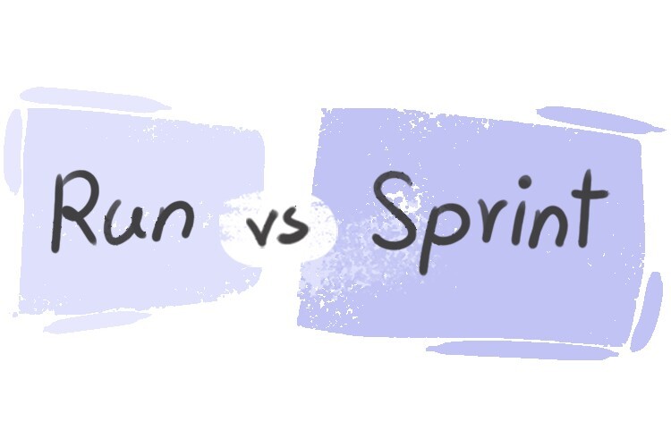 What is the difference between 'run' and 'sprint'? LanGeek