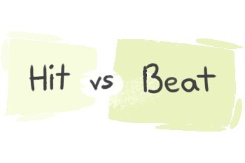 What is the difference between 'hit' and 'beat'? | LanGeek