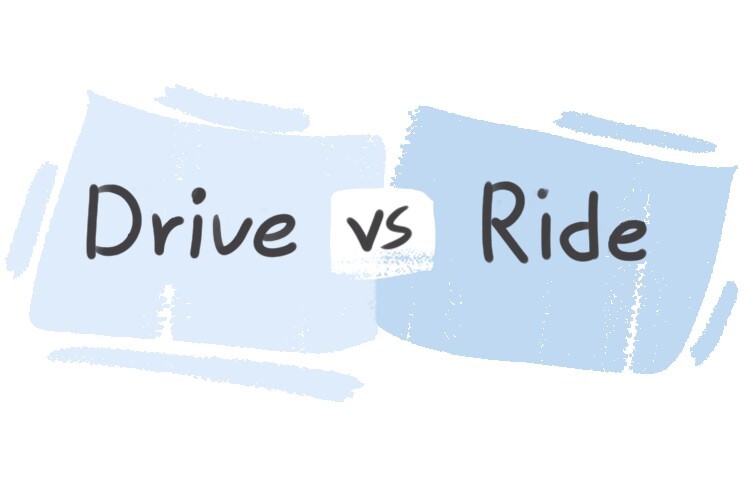 What is the difference between 'drive' and 'ride'? LanGeek