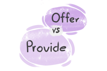 What is the difference between 'offer' and 'provide'?